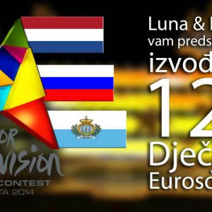 Luna i Bojan predstavljaju izvođače Dječjeg Eurosonga 2014. (4)