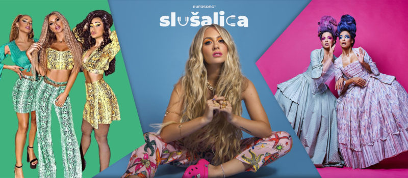 Eurosong Slušalica vizual za domaći hit srpnja/jula 2021, Hurricane, Albina, Sara Jo, Edita