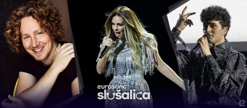 Eurosong Slušalica vizual za strani hit siječnja/januara, Michael Schulte, Anxhela Peristeri, Gjon's Tears