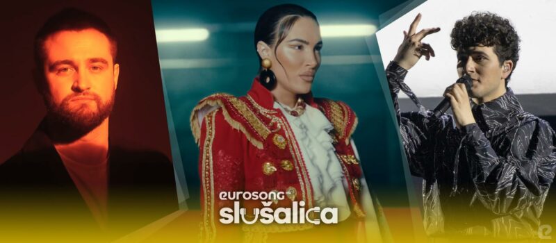 Eurosong Slušalica hitovi siječnja/januara 2022, Matija Cvek, Senidah, Gjon's Tears