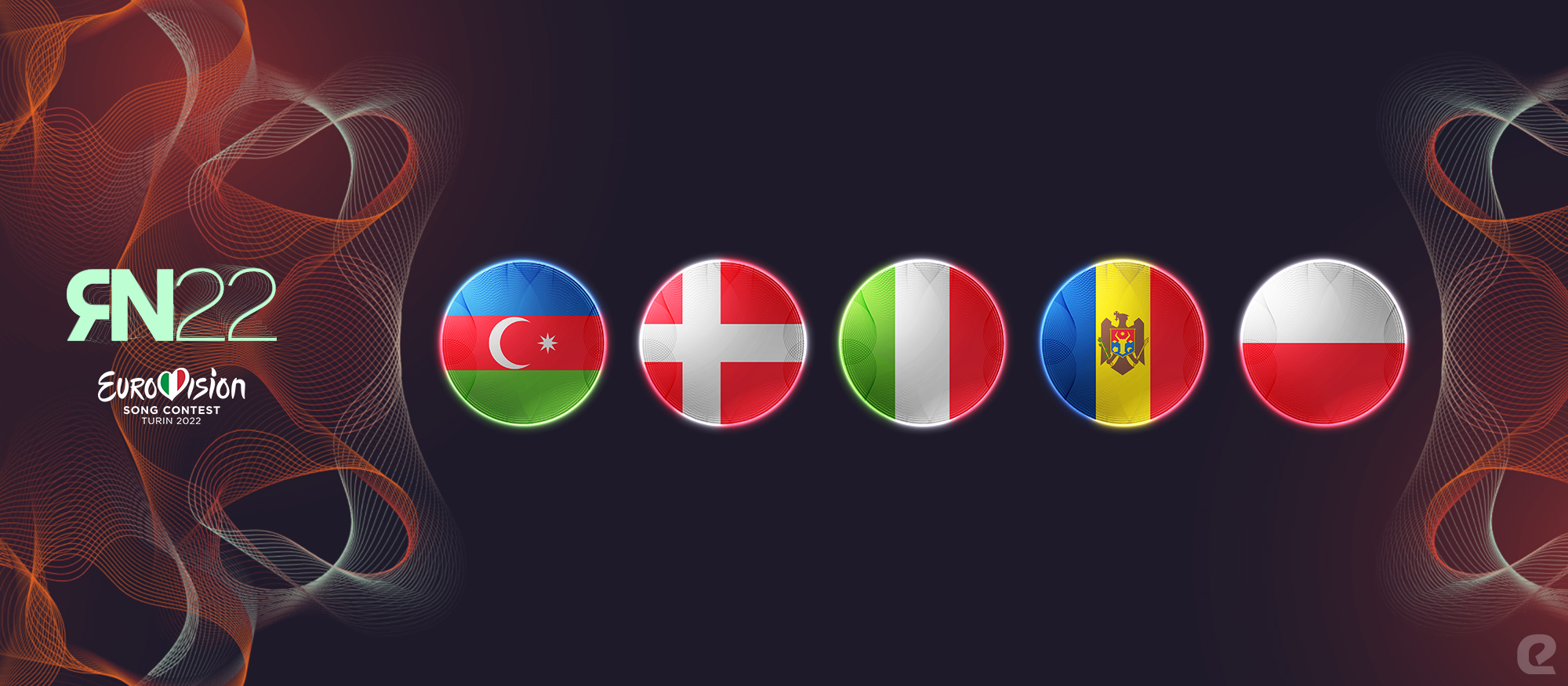 Razmišljamo naglas Eurosong 2022. eurosong.hr Azerbajdžan Danska Italija Moldova Poljska