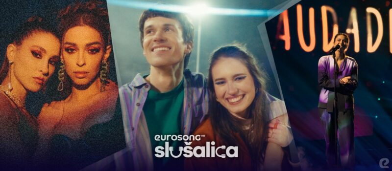 Eurosong Slušalica vizual za strani hit travnja 2022., MARO, Lake Malawi, We Are Domi, Evangelia, Eleni Foureira
