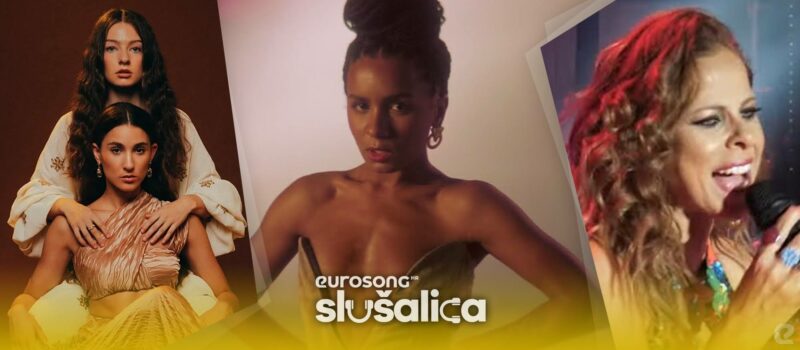 Eurosong Slušalica 2022 strani hitovi rujna/septembra Amanda Tenfjord, Evangelia, Aminata, Pastora Soler