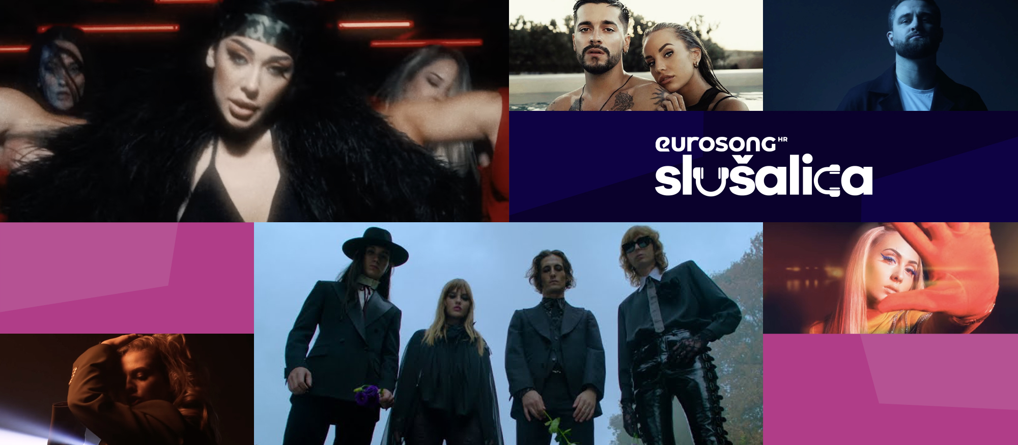 Eurosong Slušalica 2022. - izbor za regionalni i strani hit 2022. godine, Maneskin, wrs, Andromache, Albina, Eni Jurišić, Matija Cvek, Sanja Vučić