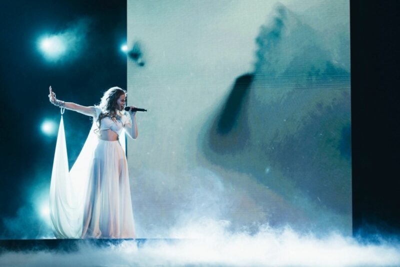 Predstavnica Gruzije na prvoj probi za Eurosong 2023.