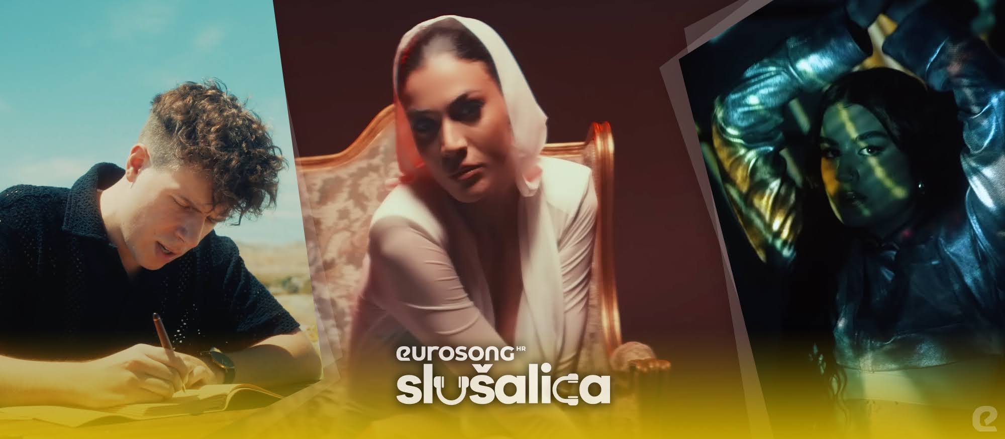 Rezultati Eurosong Slušalica 2024. - hitovi travnja / aprila - Roko Blažević, Ivi Adamou, Đana Smajo