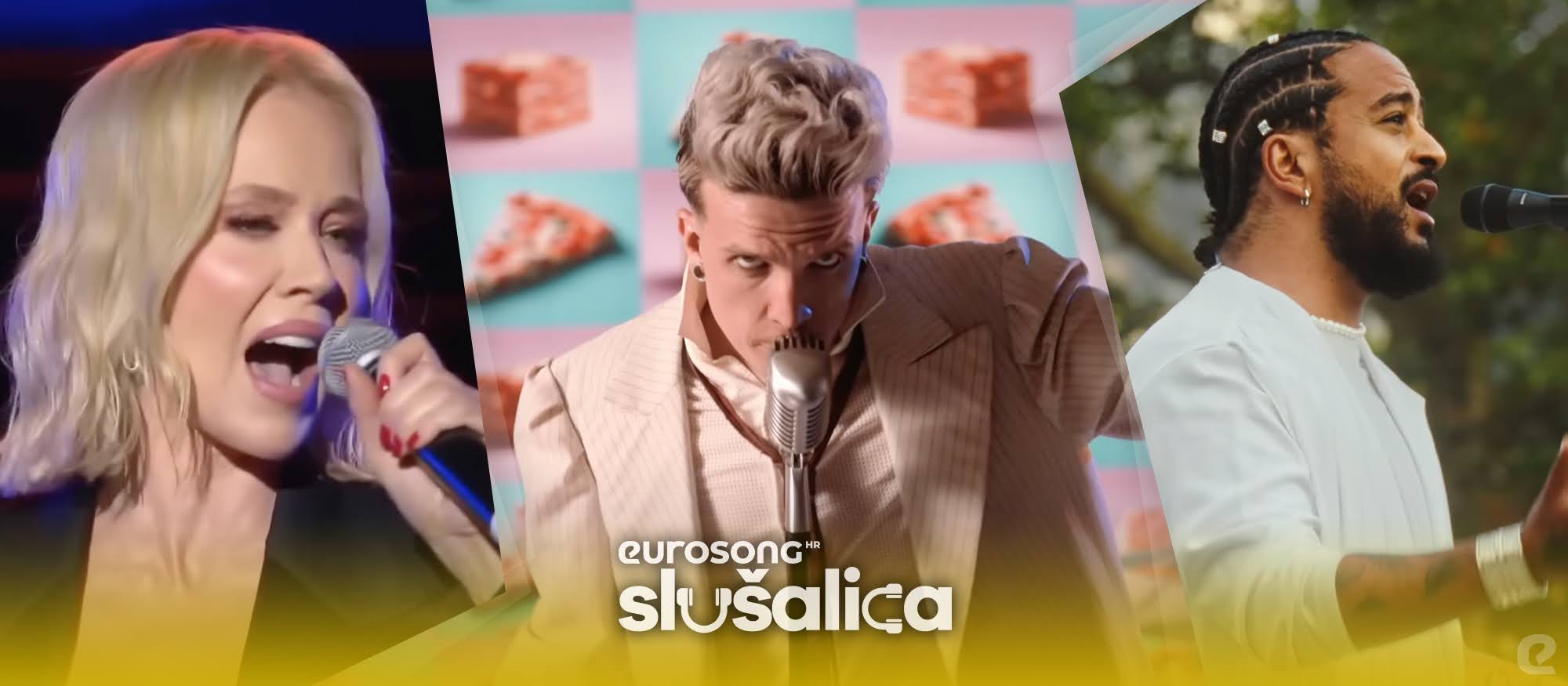 Rezultati Eurosong Slušalica 2024. - hitovi lipnja / juna - Jelena Rozga, Baby Lasagna - Marko Purišić, Slimane Nebci