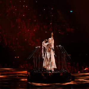 Mustii performing Before The Party’s Over for Belgium at the Second Semi-Final at Malmö Arena