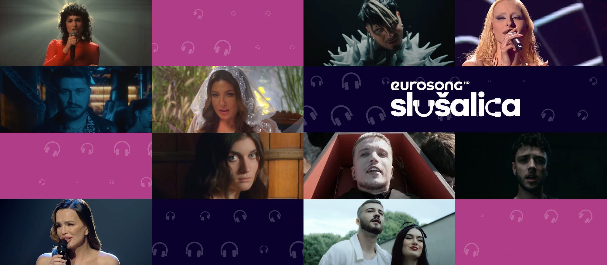 Eurosong Slušalica 2024. - regionalni i strani hitovi 2024. godine - Barbara Pravi, Käärija, Sara Briški Cirman RAIVEN, Tomislav Marić ToMa, Helena Paparizou, Jerry Heil, Marko Purišić Baby Lasagna, Luca Hänni, SEVERINA, Đana Smajo