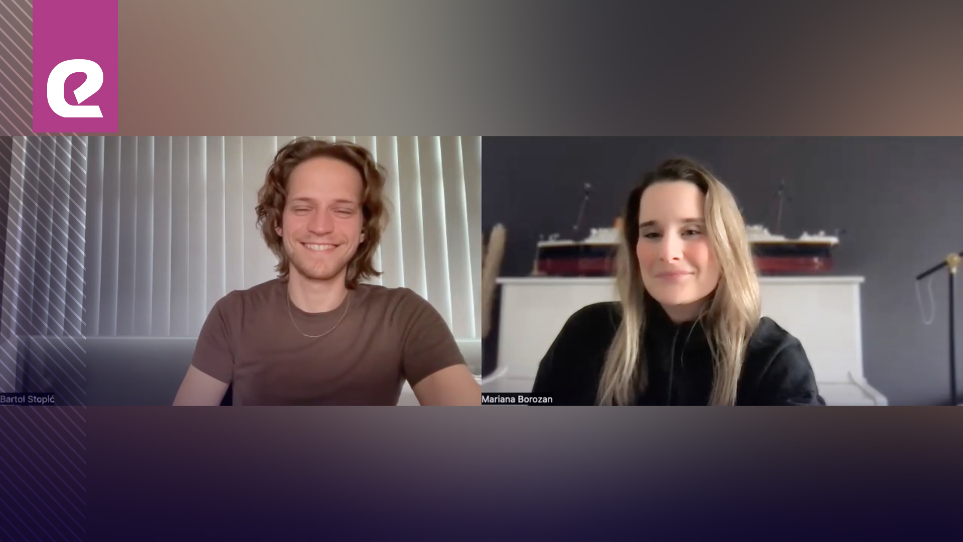 Bartol i Mariana snimaju reakcije nakon finala Eurosonga 2025.