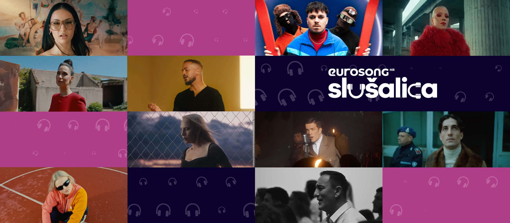 Godišnje regionalna i strana Eurosong Slušalice