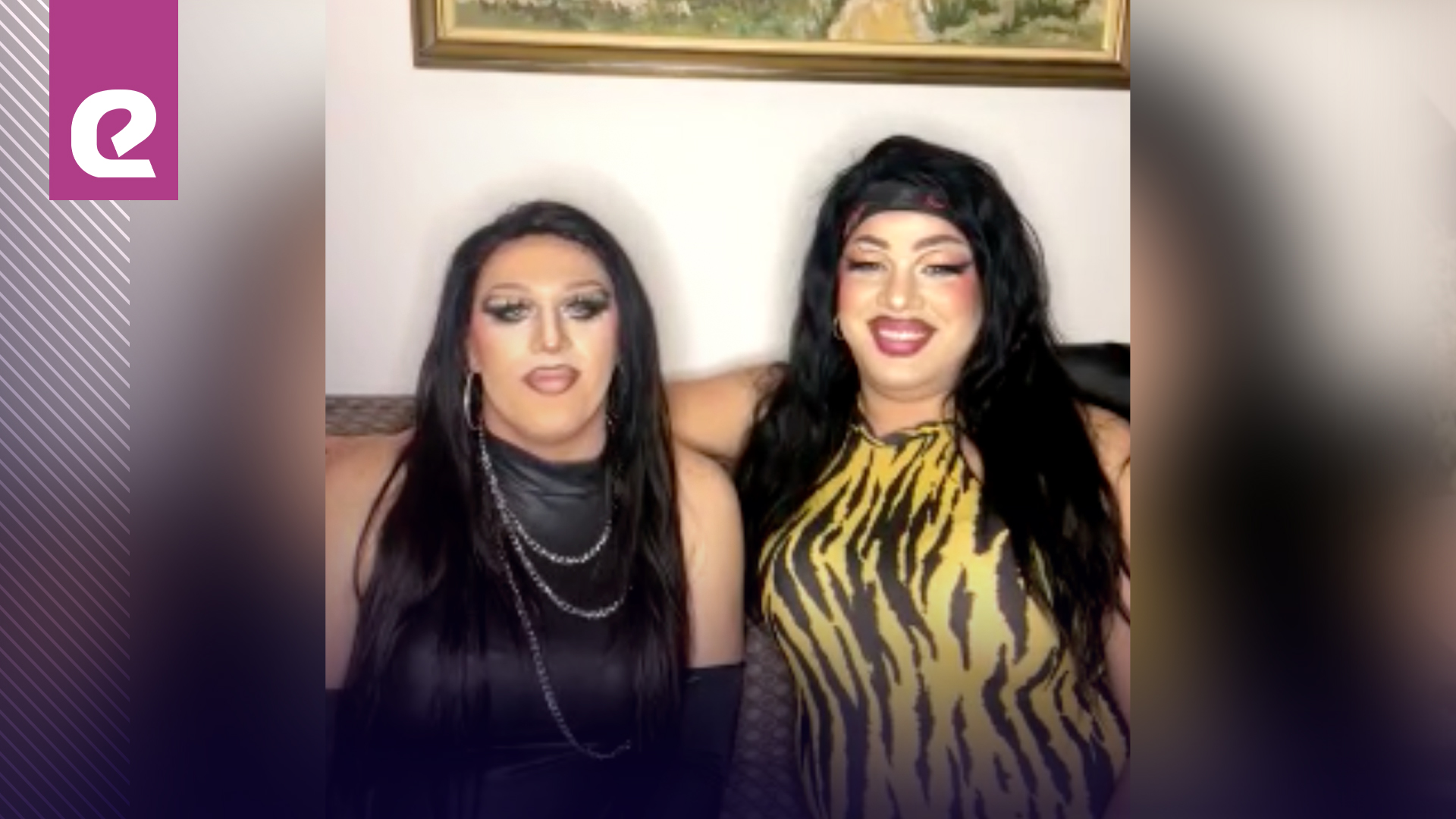 Screenshot iz intervjua sa Harem Girls povom nastupa na Pesmi za Evroviziju 2026 sa pesmom Bom Bom